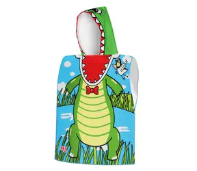 NILS aqua NAR20 Uterák - pončo z mikrovlákna Crocodile