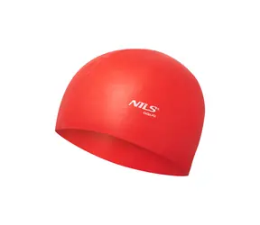 NILS Aqua NQC RD01 Silikónová čiapka červená