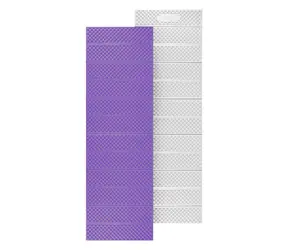 NILS Camp NC1768 Skladacia penová karimatka s reflexnou vrstvou fialová