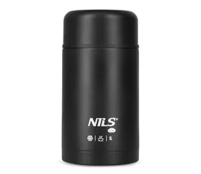 NILS Camp NC3802 Termoska na jedlo čierna 1000 ml