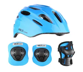 NILS Extreme MTW01+H210 Helma s chráničmi modrá