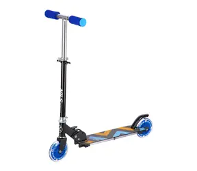 NILS Extreme HD025 LED Skladacia kolobežka modrá