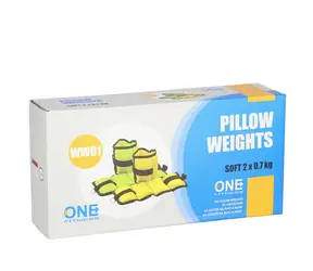 One Fitness WW01 Záťaže na zápästie a členky 2 x 0,7 kg zelené
