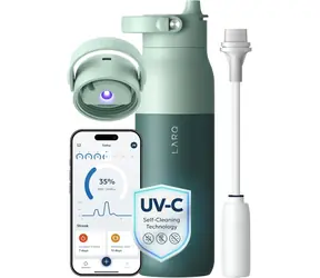 LARQ PureVis 2 680ml eucalyptus green / nerezová samočistiaca fľaša na pitie / UV sterilizácia