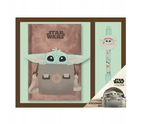 Cerdá Star Wars Mandalorian Stationery Set Grogu / Sada diár + príslušenstvo