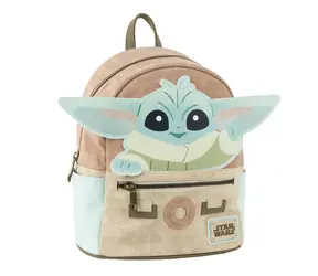 Cerdá Star Wars The Mandalorian Batoh hnedý s Grogu