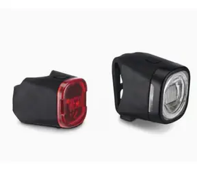 HAMA 185837 cyklo set predné a zadné LED svetlo / Nabíjacie / StVZO certifikácia