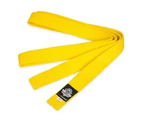 BUSHIDO OBI-Y 260 CM ŽLTÝ PÁS KU KIMONU DBX 