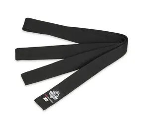 BUSHIDO OBI-BK 280 CM ČIERNY PÁS KU KIMONU DBX 