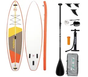 FunWater Nafukovací Paddleboard SUPFW69B 335cm oranžovo-biela / príslušenstvo 