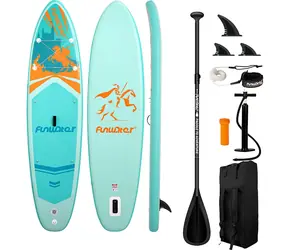 FunWater Nafukovací Paddleboard SUPFW70A 350cm tyrkysová / príslušenstvo 