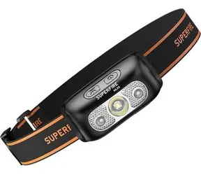 Rozbalené - Superfire HL05-D Čelovka čierna / 110lm / USB / rozbalené