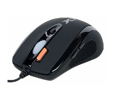 A4tech myš X-710BK, OSCAR Game Optical mouse, 2000DPI, čierna, USB