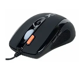 A4tech myš X-710BK, OSCAR Game Optical mouse, 2000DPI, čierna, USB
