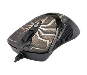 A4tech XL-747H / herná myš / 3600 dpi / USB / 7 tlačidiel / čierna