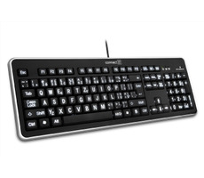 Connect IT LED CI-71 čierna / Kancelárska klávesnica / podsvietená / CZ layout / USB / 1.4m 