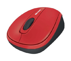 Microsoft Wireless Mobile Mouse 3500 / BlueTrack / Myš / USB / Flame Red Gloss