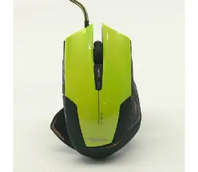 E-BLUE myš Mazer R zelená / optická / drôtová / herná / USB / 6 tlačidiel + koliesko / 2400 dpi