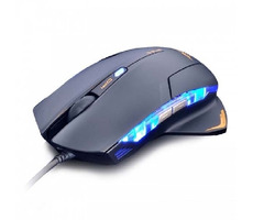 E-BLUE myš Mazer R čierna / optická / drôtová / herná / USB / 6 tlačidiel + koliesko / 2400 dpi