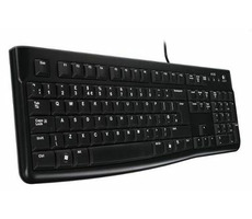 Logitech Media Keyboard K120 US / Klávesnica / USB / čierna