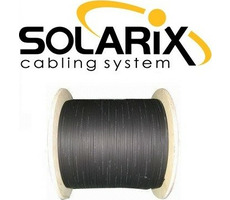 Solarix optický kábel DROP1000 / 8 vlákien / 500 m / čierna