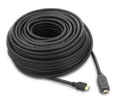 PremiumCord HDMI High Speed with Ether. kábel so zosilňovačom / AWG24 / 3x tienenie M/M pozlátené konektory / 30m / čierny