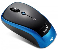 Genius Navigator 9005BT / BlueEye / Bezdrôtová myš / BlueTooth / USB / 1200 dpi / čierno-modrá