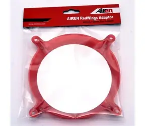 AIREN RedWings Adaptor adaptér pre pripevnenie 140 mm ventilátora na 120mm uchytenie / červená