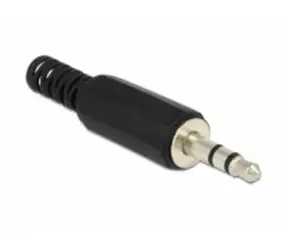 DeLock stereo konektor jack 3.5 mm/s ochranou proti ohybu