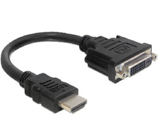 DeLock adaptér HDMI samec > DVI 24+1 samica / 20 cm