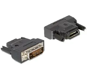 DeLock adaptér DVI 24+1 samec > HDMI samica s LED