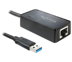 DeLock adaptér USB 3.0 / Gigabit LAN 10/100/1000 Mb/s