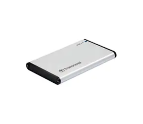 Transcend StoreJet externý rámček pre 2.5" HDD SATA / USB 3.0 / Strieborný