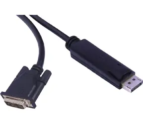 PremiumCord DisplayPort na DVI kábel 1m M/M