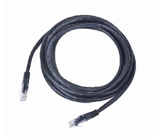 Gembird UTP CAT5E 0.25m čierna /patch kábel/ s ochranou