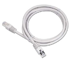 Gembird UTP CAT5E 15m / patch kábel / s ochranou / šedá