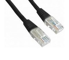 Gembird UTP CAT5E 2 m čierna / patch kábel / s ochranou