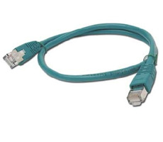 Gembird FTP CAT5E 2m zelená / patch kábel / tienený s ochranou a opletením