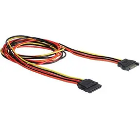 DeLock napájací kábel SATA 15 Pin samec > SATA 15 Pin samica / predlžujúca 100 cm