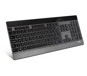 Rapoo E9270p 5G / bezdrôtová klávesnica / dotyková multimedilácia plocha / ultra-slim / čierna