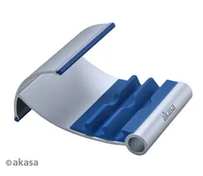 AKASA stojanček na tablet AK-NC054-BL hliníkový, strieborný/modrý
