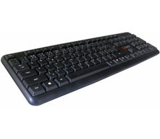 C-tech KB-102 slim klávesnica čierna / CZ SK / USB