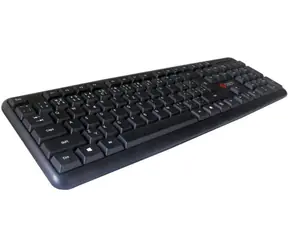 C-tech KB-102 slim klávesnica čierna