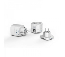 TECH cestovný adaptér pre cudzincov v SR s integrovaným 2xUSB nabíjačkou