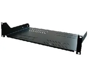 Triton Polička s perforáciou 1U/250mm (RAB- UP-250-A1) čierna