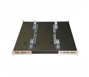 Triton Polička s perforáciou 1U/550mm (RAB- UP-550-A4) čierna / nosnosť 80kg