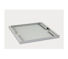 Triton Polička s perforáciou 1U/850mm (RAB- UP-850-A4) čierna / nosnosť 80kg