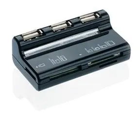 CONNECT IT USB COMBO húb čierna