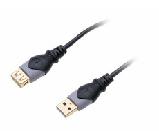CONNECT IT Wirez USB A - USB A kábel (M) - (F) 1.8m čierna