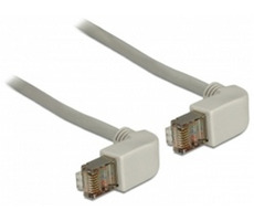 DeLock Cable RJ45 Cat.5e SFTP pravouhlý / pravouhlý 0.5 m
